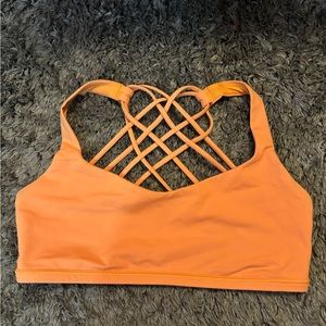 lululemon coral sports bra